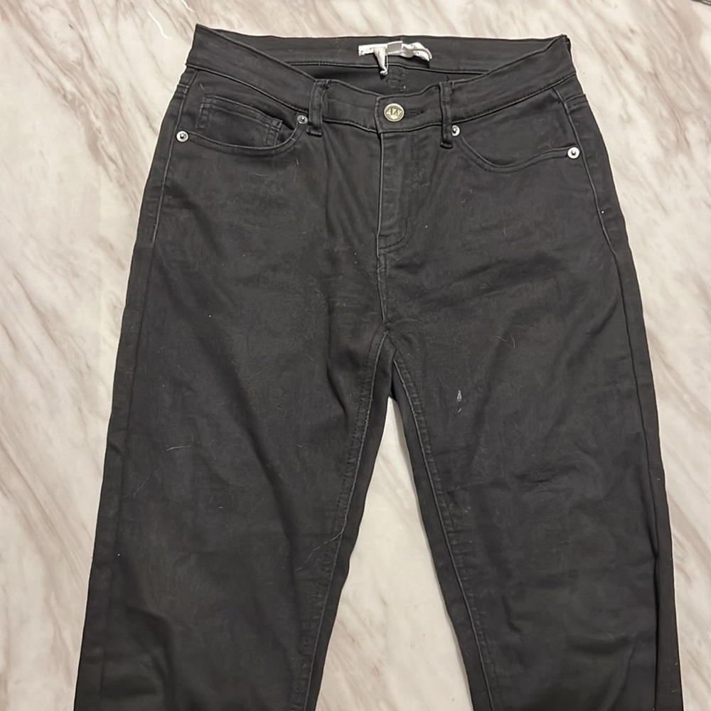 BCBGeneration black high waisted skinny jeans